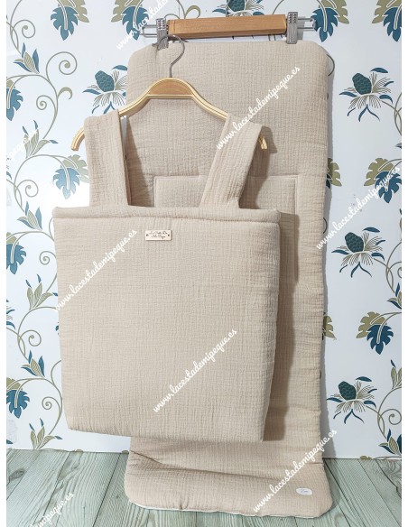 Bolso Cremallera y Funda Universal Basic Bambula Lino