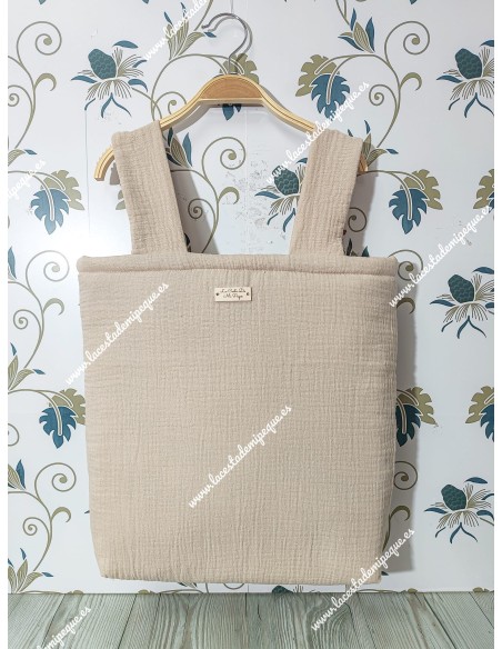 Bolso Cremallera y Funda Universal Basic Bambula Lino