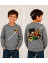 Sudadera gris oscuro Bola de dragón