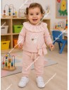 Chandal Conejita Rayas Rosa