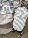 Pack Bolso y Saco Universal Rayas vison