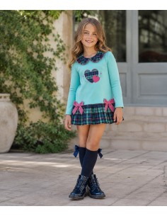 Vestido Turquesa Corazón Diverchic 2