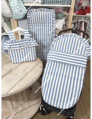 Saco Universal Rayas Azul