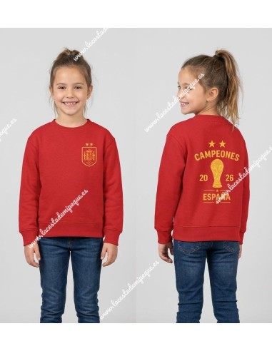 Sudadera Roja España Campeones-2