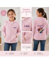 Sudadera Capucha rosa Básica K-Pop con nombre