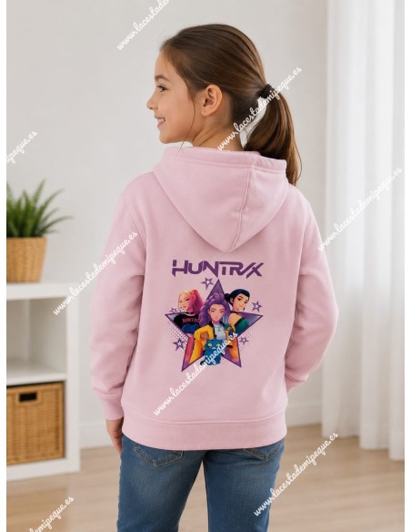Sudadera Capucha rosa Básica K-Pop con nombre