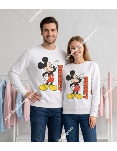 Sudadera Blanca Colección Disney Adulto Unisex