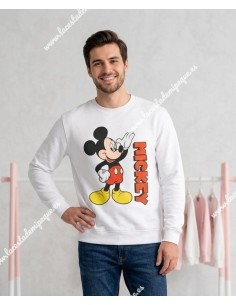 Sudadera Blanca Colección Disney Adulto Unisex 2