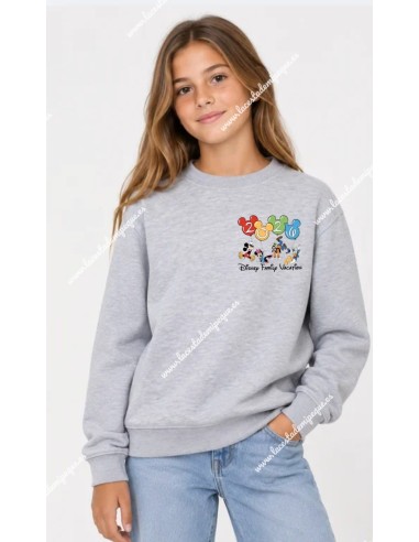 Sudadera gris colección disney