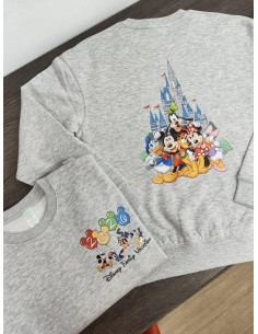 Sudadera Gris claro Básica Unisex Adulto 2