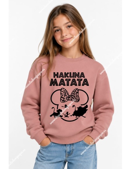 Sudadera Maquillaje Hakuna Matata