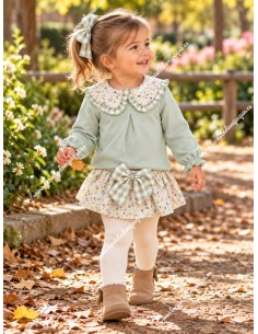 Conjunto Faldita Verde Liberty
