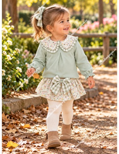 Conjunto Faldita Verde Liberty