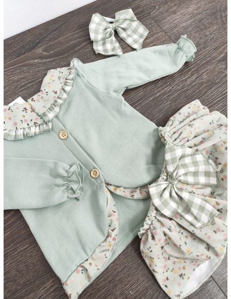Conjunto Faldita Verde Liberty