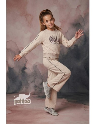 Chandal Only Beige Brillos