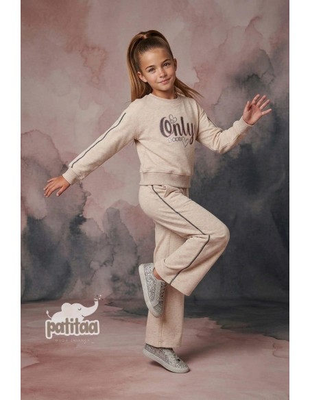 Chandal Only Beige Brillos