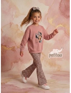 Chandal Minnie Animal Print Flare 2
