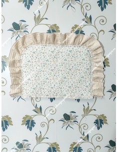 Salvababas Capazo Flores Camel Volante Waffle Beige