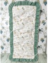 Funda Universal Elefantes Gris Volante Waffle Verde Jade