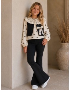 Conjunto 3 Piezas Blusa, Pantalón y Chaleco Alma