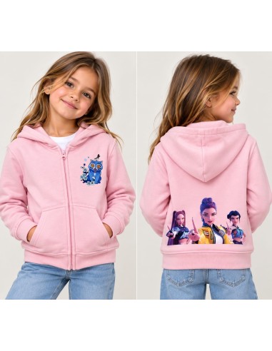 Sudadera Capucha rosa Básica K-Pop