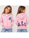 Sudadera Capucha rosa Básica K-Pop