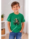 Camiseta manga corta verde