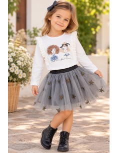 Falda Tul Estrellas Newness 2