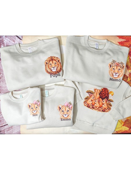 Sudadera Beige Colección Mi Manada Mujer