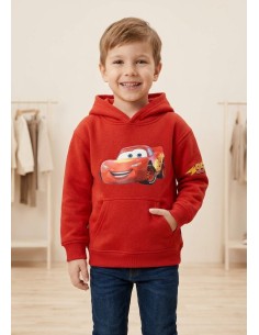 Sudadera Canguro y Capucha Roja