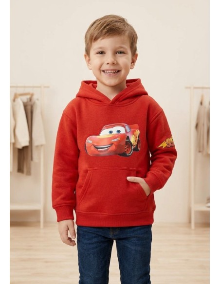 Sudadera Canguro y Capucha Roja