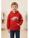 Sudadera Canguro y Capucha Roja