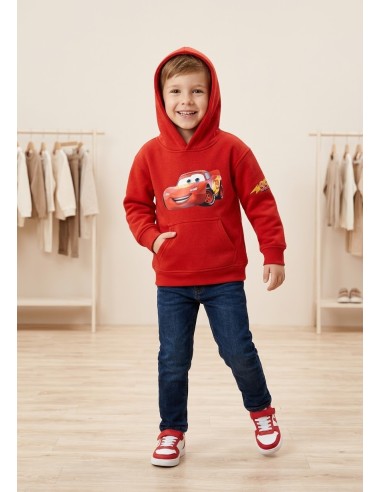 Sudadera Canguro y Capucha Roja