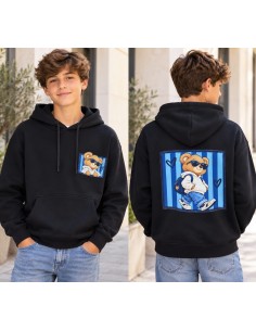 Sudadera Canguro y Capucha Marino