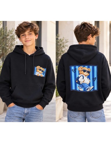 Sudadera Canguro y Capucha Marino