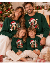 Sudadera Verde Navidad Inicial Infantil