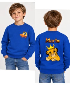 Sudadera Azul Eléctrico