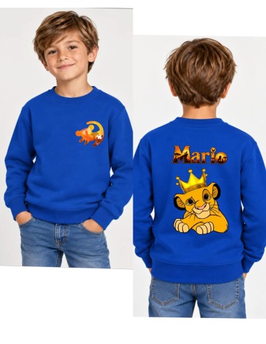 Sudadera Azul Eléctrico