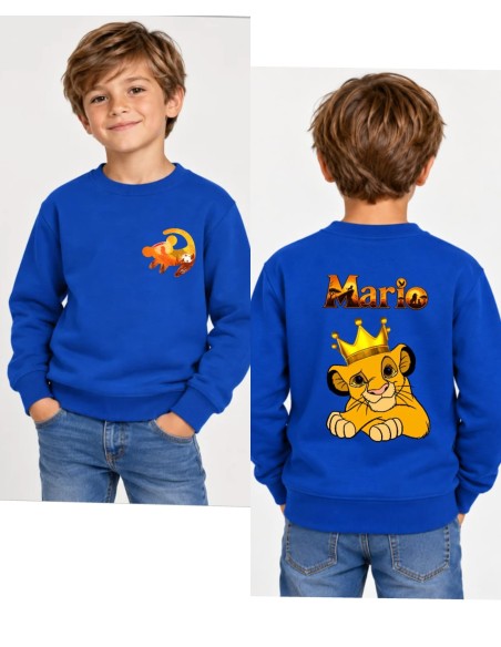 Sudadera Azul Eléctrico