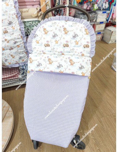 Saco Universal Vichy vichy Cuadros-P Combi Animales y Globos Mixto