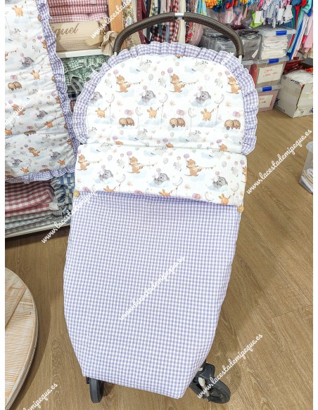 Saco Universal Vichy vichy Cuadros-P Combi Animales y Globos Mixto