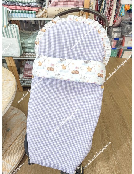 Saco Universal Vichy vichy Cuadros-P Combi Animales y Globos