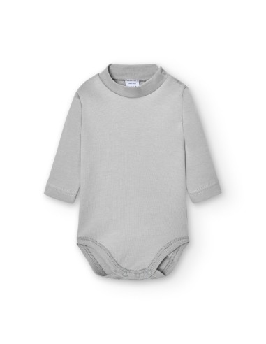 Body Cuello Semicisne Gris