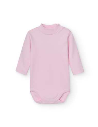 Body Cuello Semicisne Rosa