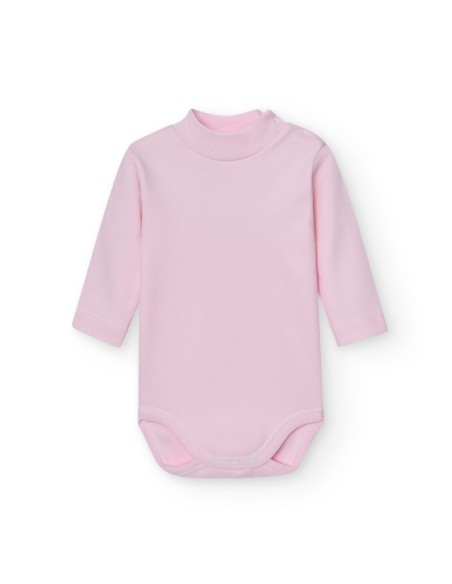 Body Cuello Semicisne Rosa