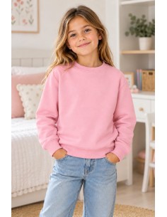 Sudadera rosa