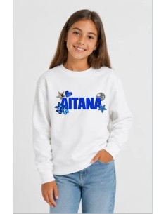 Sudadera blanca Aitana 2