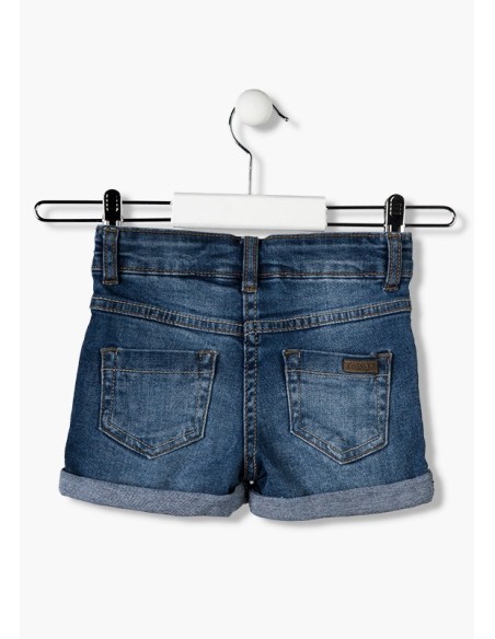 Short Niña Denim Medio Losan