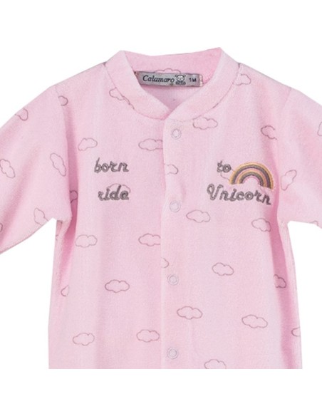 Pelele Tundosado Rosa Unicornio