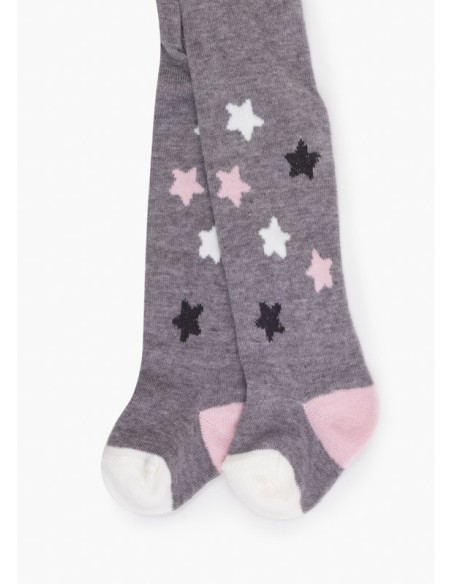 Leotardos Gris Estrellas Losan